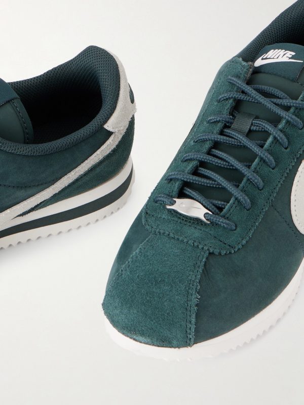 Cortez Suede-Trimmed Nubuck Sneakers - CU Cortez Suede-Trimmed Nubuck Sneakers - CU