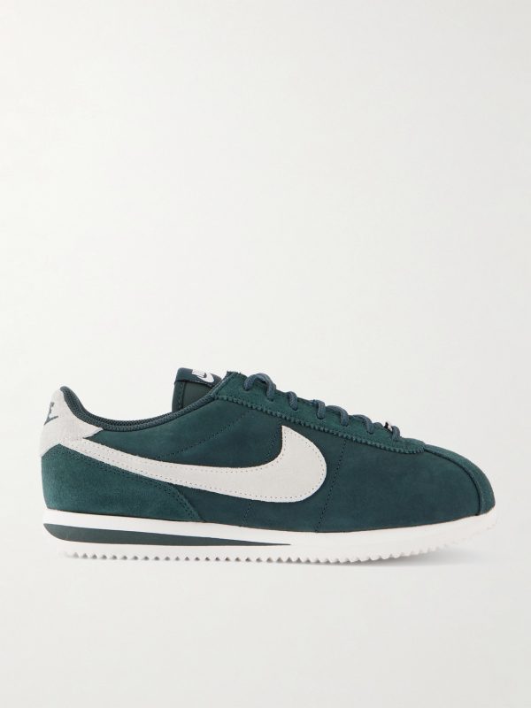 Cortez Suede-Trimmed Nubuck Sneakers Cortez Suede-Trimmed Nubuck Sneakers