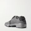 Air Rift Split-Toe Mesh-Trimmed Suede Sneakers - BK