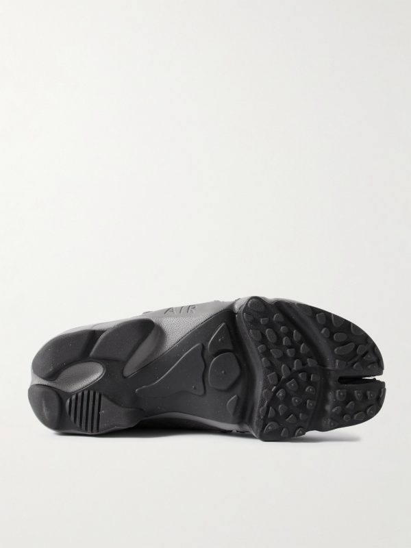Air Rift Split-Toe Mesh-Trimmed Suede Sneakers - E1