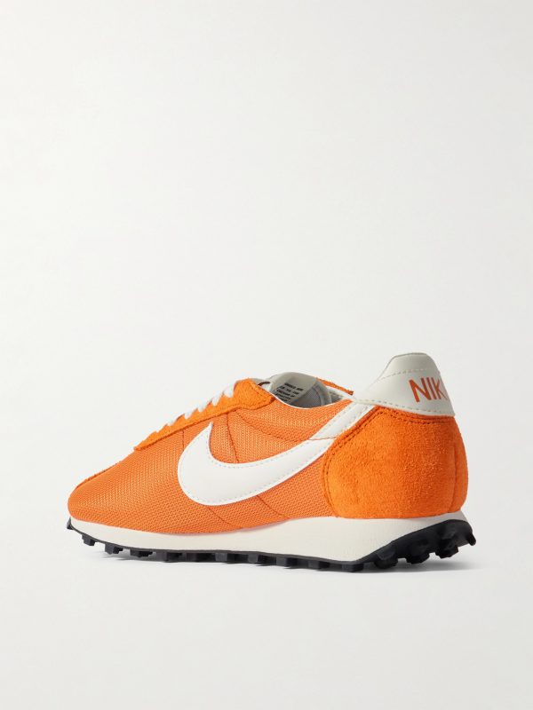 LD-1000 Leather and Suede-Trimmed Mesh Sneakers - BK LD-1000 Leather and Suede-Trimmed Mesh Sneakers - BK