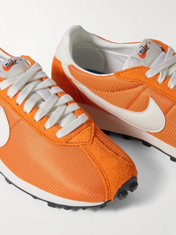 LD-1000 Leather and Suede-Trimmed Mesh Sneakers - CU LD-1000 Leather and Suede-Trimmed Mesh Sneakers - CU