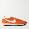 LD-1000 Leather and Suede-Trimmed Mesh Sneakers LD-1000 Leather and Suede-Trimmed Mesh Sneakers