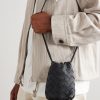 Intrecciato Full-Grain Leather Pouch - OU Intrecciato Full-Grain Leather Pouch - OU