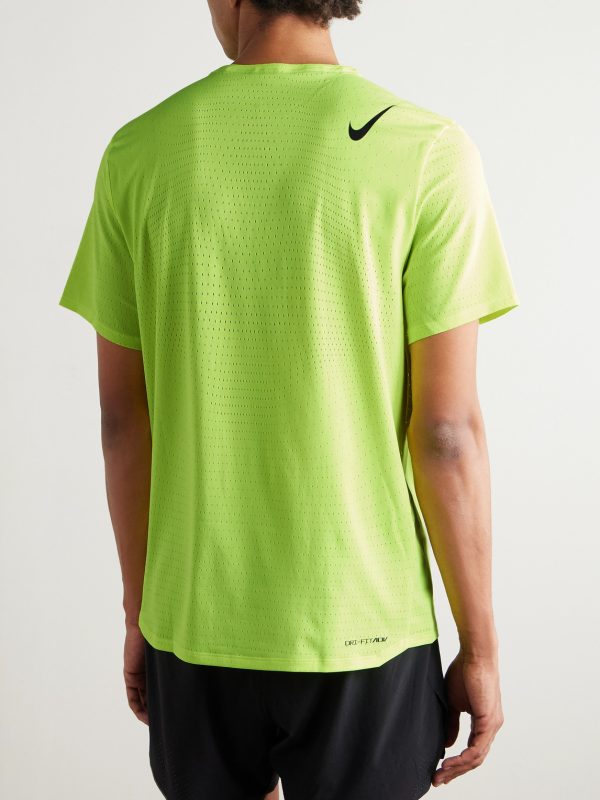 AeroSwift Logo-Print Dri-FIT ADV T-Shirt - BK