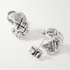 Intrecciato Small Sterling Silver Earrings - CU