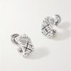 Intrecciato Small Sterling Silver Earrings