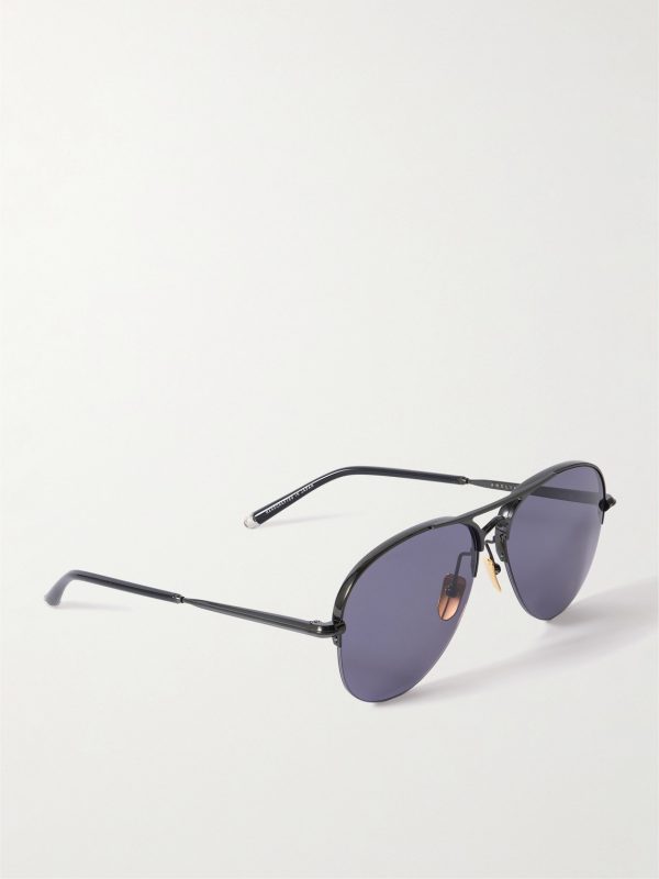 Amelia Aviator-Style Metal Sunglasses - FR Amelia Aviator-Style Metal Sunglasses - FR