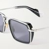 GT-R Aviator-Style Titanium and Acetate Sunglasses - CU