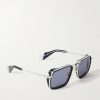 GT-R Aviator-Style Titanium and Acetate Sunglasses - FR