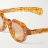 Kellerman Round-Frame Tortoiseshell Acetate Sunglasses - CU