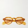Kellerman Round-Frame Tortoiseshell Acetate Sunglasses