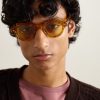 Kellerman Round-Frame Tortoiseshell Acetate Sunglasses - OU