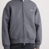 Alda Logo-Embroidered Cotton-Blend Zip-Up Sweatshirt - FR Alda Logo-Embroidered Cotton-Blend Zip-Up Sweatshirt - FR