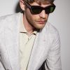Corniche Square-Frame Acetate Sunglasses - BK