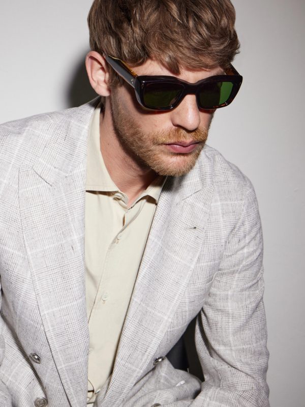 Corniche Square-Frame Acetate Sunglasses - BK