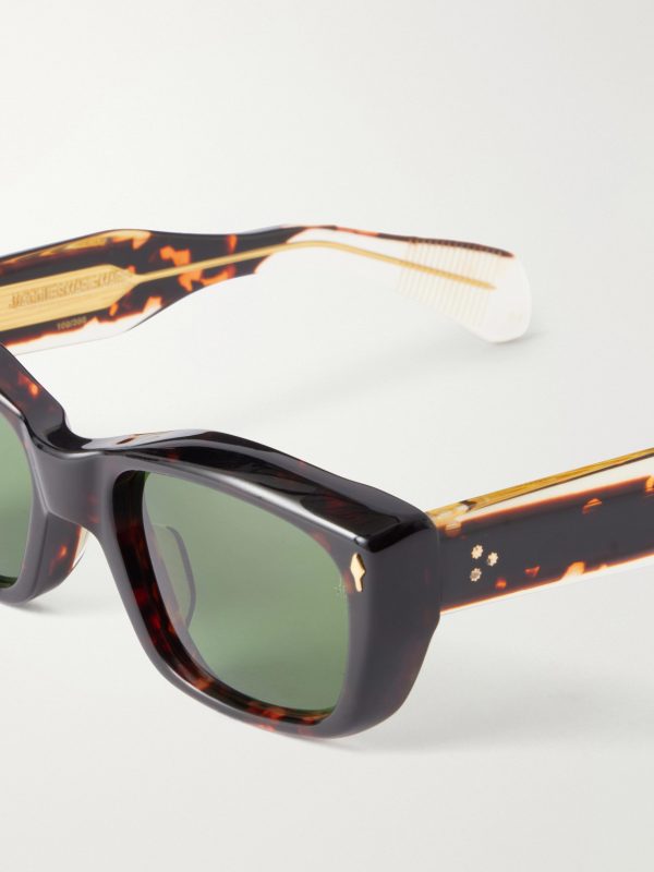 Corniche Square-Frame Acetate Sunglasses - E1