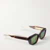 Corniche Square-Frame Acetate Sunglasses - FR