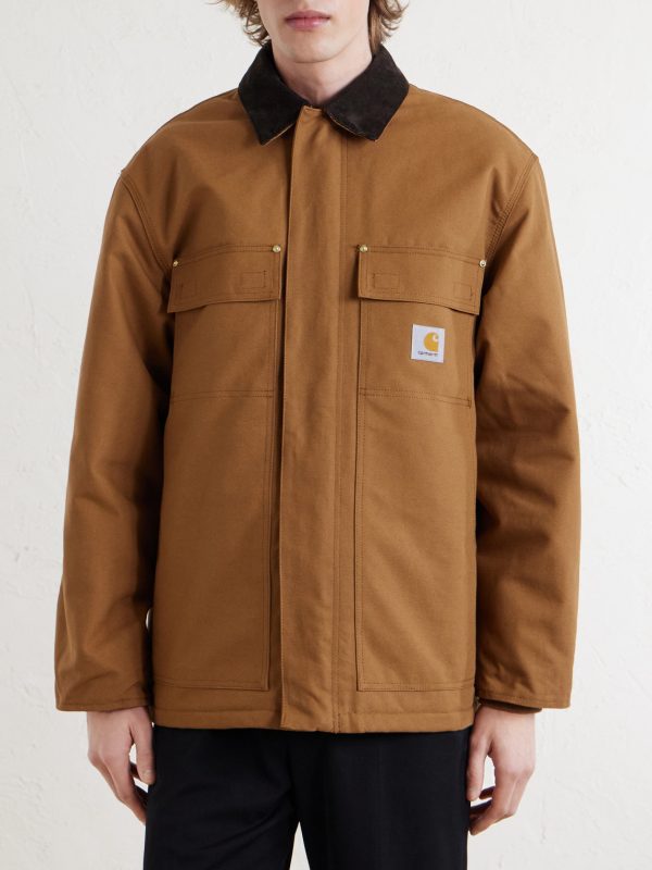 OG Arctic Logo-Appliquéd Corduroy-Trimmed Cotton-Canvas Jacket - FR