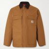 OG Arctic Logo-Appliquéd Corduroy-Trimmed Cotton-Canvas Jacket