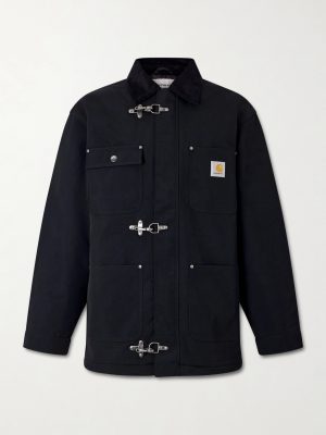 Adair Logo-Appliquéd Corduroy-Trimmed Padded CORDURA® Jacket Adair Logo-Appliquéd Corduroy-Trimmed Padded CORDURA® Jacket