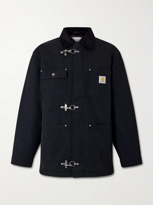Adair Logo-Appliquéd Corduroy-Trimmed Padded CORDURA® Jacket Adair Logo-Appliquéd Corduroy-Trimmed Padded CORDURA® Jacket