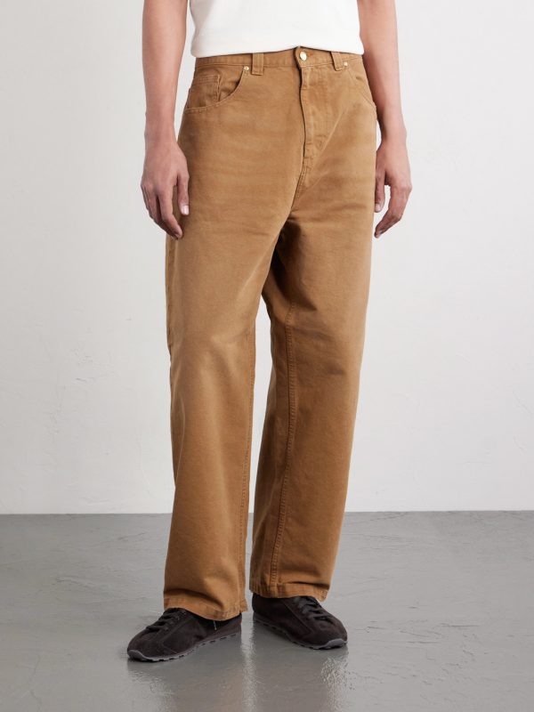 Brandon Straight-Leg Cotton-Canvas Trousers - FR Brandon Straight-Leg Cotton-Canvas Trousers - FR