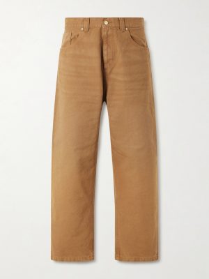 Brandon Straight-Leg Cotton-Canvas Trousers Brandon Straight-Leg Cotton-Canvas Trousers
