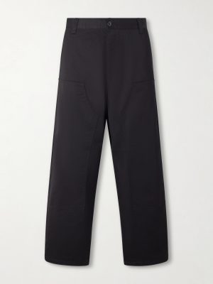 Brady Double Knee Straight-Leg Twill Trousers Brady Double Knee Straight-Leg Twill Trousers