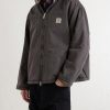 Mitch Logo-Appliquéd Cotton-Canvas Hooded Jacket - FR Mitch Logo-Appliquéd Cotton-Canvas Hooded Jacket - FR