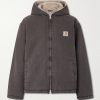 Mitch Logo-Appliquéd Cotton-Canvas Hooded Jacket Mitch Logo-Appliquéd Cotton-Canvas Hooded Jacket