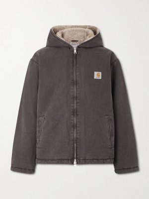 Mitch Logo-Appliquéd Cotton-Canvas Hooded Jacket Mitch Logo-Appliquéd Cotton-Canvas Hooded Jacket