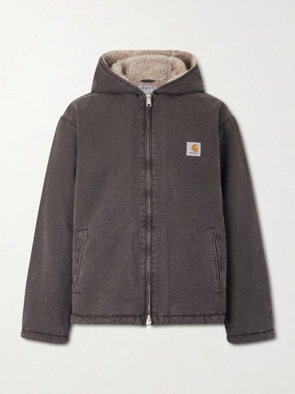 Mitch Logo-Appliquéd Cotton-Canvas Hooded Jacket Mitch Logo-Appliquéd Cotton-Canvas Hooded Jacket
