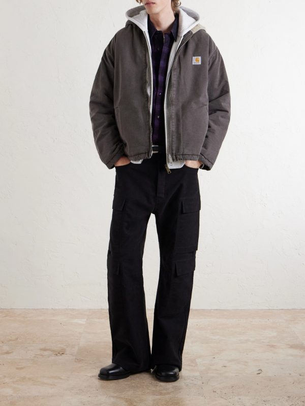 Mitch Logo-Appliquéd Cotton-Canvas Hooded Jacket - OU Mitch Logo-Appliquéd Cotton-Canvas Hooded Jacket - OU
