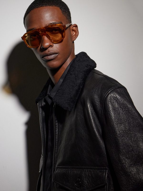 Leonard Aviator-Style Tortoiseshell Acetate Sunglasses - BK Leonard Aviator-Style Tortoiseshell Acetate Sunglasses - BK