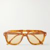 Leonard Aviator-Style Tortoiseshell Acetate Sunglasses Leonard Aviator-Style Tortoiseshell Acetate Sunglasses