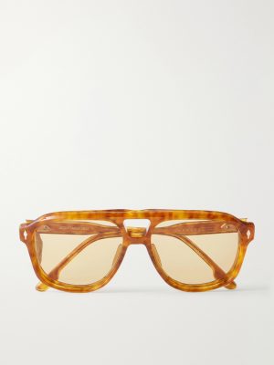 Leonard Aviator-Style Tortoiseshell Acetate Sunglasses