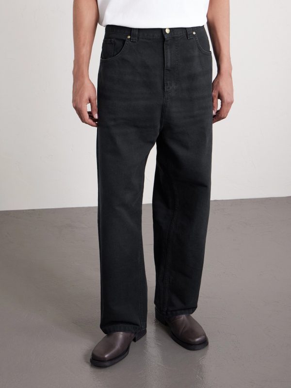 Brandon Straight-Leg Cotton-Canvas Trousers - FR Brandon Straight-Leg Cotton-Canvas Trousers - FR