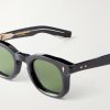 Devaux Round-Frame Acetate Sunglasses - CU