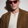 Molino 55 Rectangular-Frame Acetate Sunglasses - BK Molino 55 Rectangular-Frame Acetate Sunglasses - BK