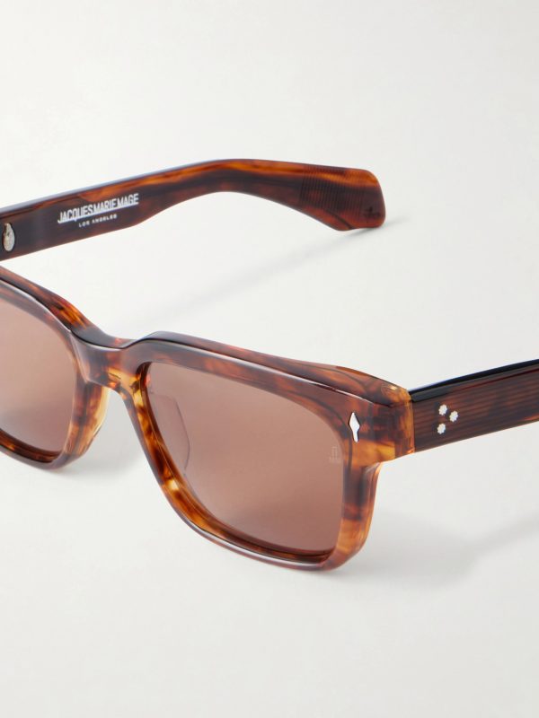 Molino 55 Rectangular-Frame Acetate Sunglasses - CU Molino 55 Rectangular-Frame Acetate Sunglasses - CU