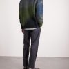 Tinley Brushed Jacquard-Knit Sweater - BK Tinley Brushed Jacquard-Knit Sweater - BK