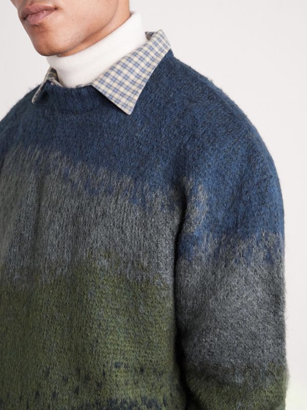 Tinley Brushed Jacquard-Knit Sweater - CU Tinley Brushed Jacquard-Knit Sweater - CU