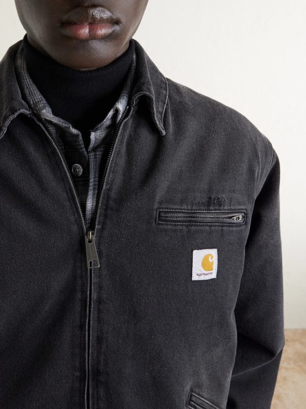 Detroit Logo-Appliquéd Padded Denim Jacket - CU Detroit Logo-Appliquéd Padded Denim Jacket - CU