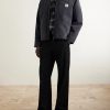 Detroit Logo-Appliquéd Padded Denim Jacket - OU Detroit Logo-Appliquéd Padded Denim Jacket - OU