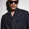 Corniche Square-Frame Acetate Sunglasses - BK