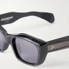 Corniche Square-Frame Acetate Sunglasses - E1