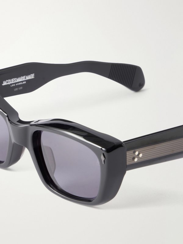 Corniche Square-Frame Acetate Sunglasses - E1