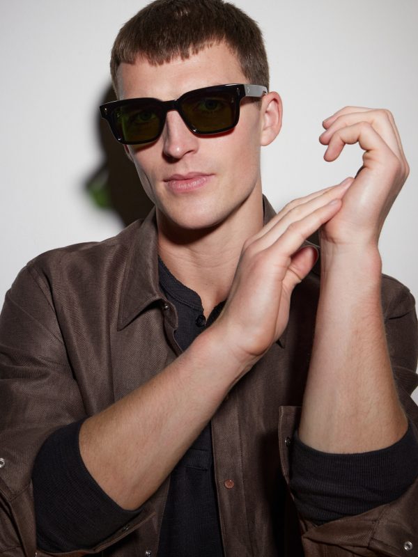 Molino 55 Rectangular-Frame Acetate Sunglasses - BK Molino 55 Rectangular-Frame Acetate Sunglasses - BK