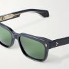 Molino 55 Rectangular-Frame Acetate Sunglasses - CU Molino 55 Rectangular-Frame Acetate Sunglasses - CU